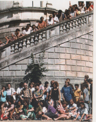 Partie droite de la photo de groupe de la Ridef de Poitiers 92